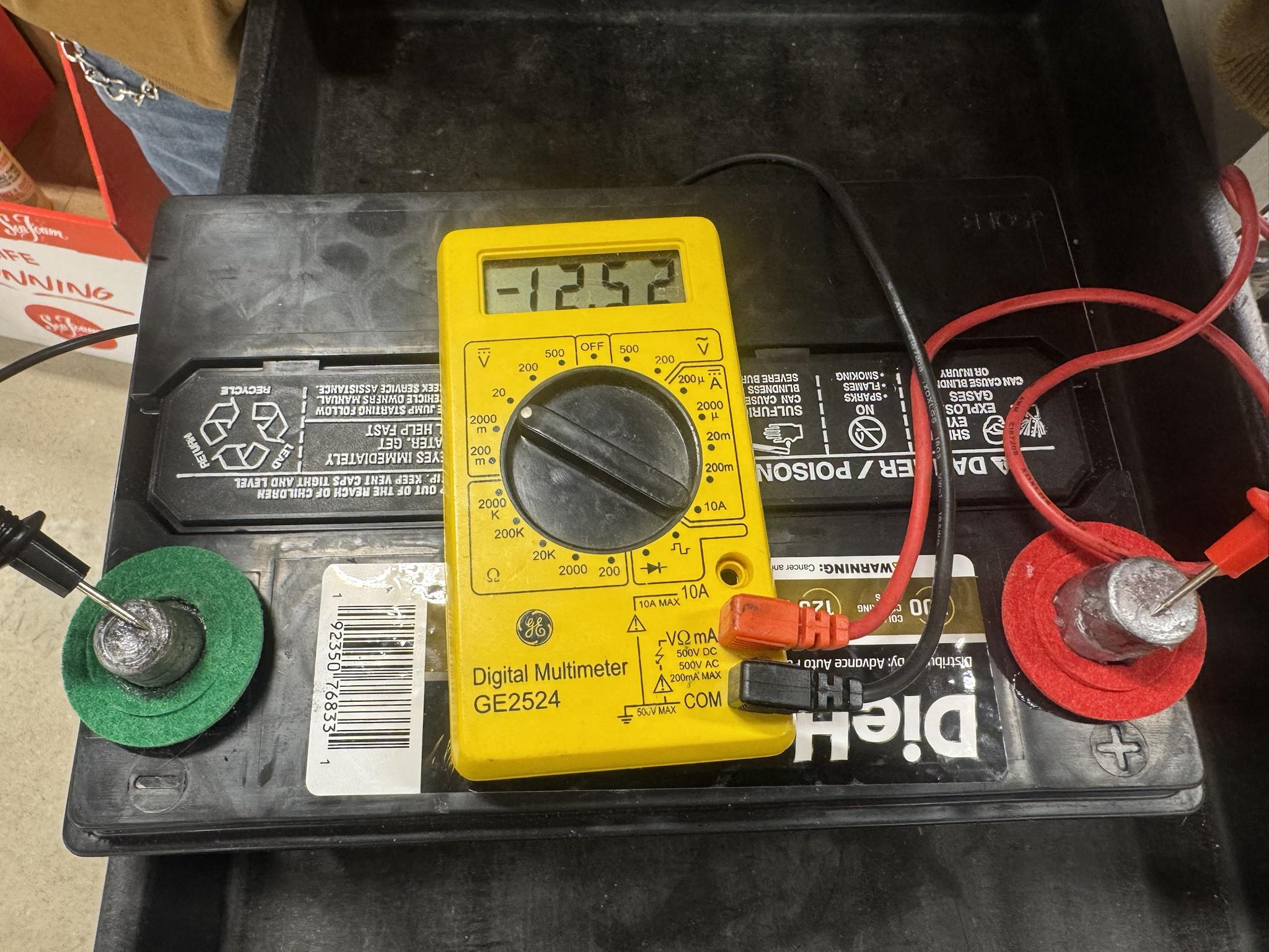 Battery installation work photo 4